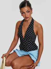 Pleasing Top Polka Dot