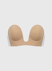 U-Shape Backless Bra Beige