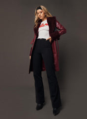 Flounce Pants Black