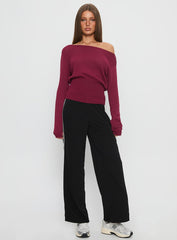 Fusion Tailored Track Pant Black