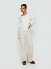 Shinead Cuffed Pants White