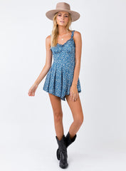 Thunderclouds Romper Blue