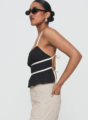 Daxon Top Black / Cream