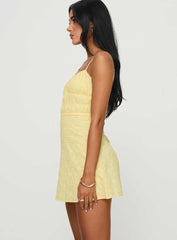 Lucius Mini Dress Lemon