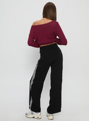 Fusion Tailored Track Pant Black