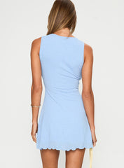 Dejonge Ring Sleeveless Mini Dress Blue
