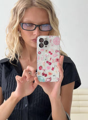 Just A Girl Iphone Case Clear / Pink