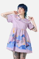 Goodnight Bunny Border Dress
