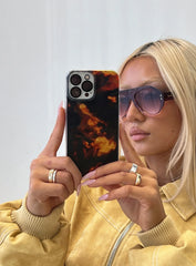 Call Me Back iPhone Case Tortoise