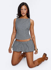 More My Jam Bubble Hem Set Black / White