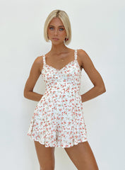 Thunderclouds Romper Pink Floral