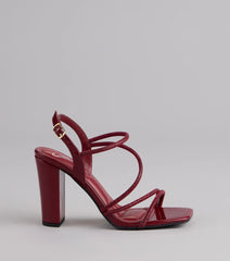 Chic Crush Strappy Block Heels