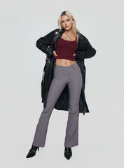 Kinkirk Flared Pants Grey Tall