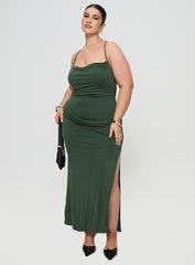 Marchesi Maxi Dress Green Curve
