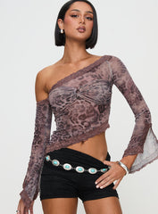 Empty Space Top Leopard