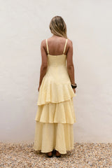 Oh Sunflower Dreams Maxi Dress Yellow