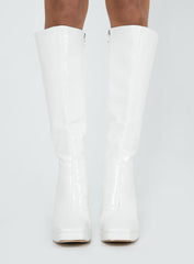Montgomery Boot White Croc