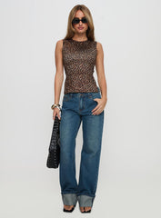 Uzo Top Leopard