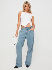 Karre Off The Shoulder Top White