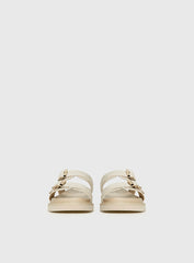 Roxxie Sandals Beige Linen