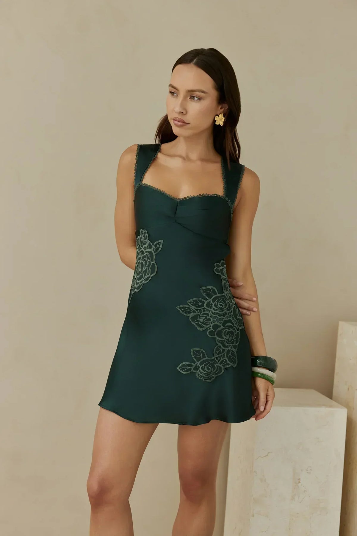 Amara Mini Dress Green
