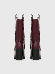 Cypress Western Boots Burgundy