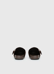 Way Life Goes Stud Detail Clogs Chocolate