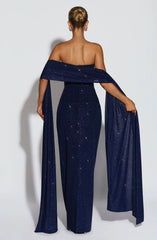 Pandra Maxi Dress - Navy Sparkle